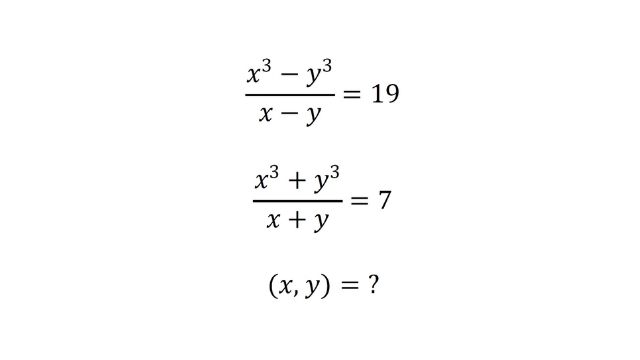 How to Solve the Two-Variable Cubic Equation System?