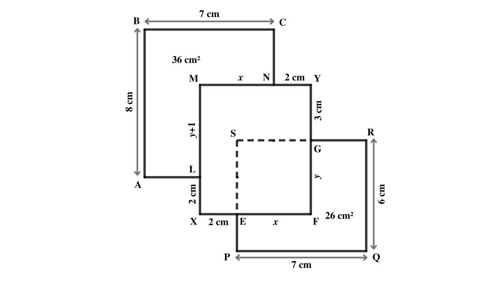  Now extent CN and AL then they meet at D. and form rectangle PQRS and rectangle EFGS
