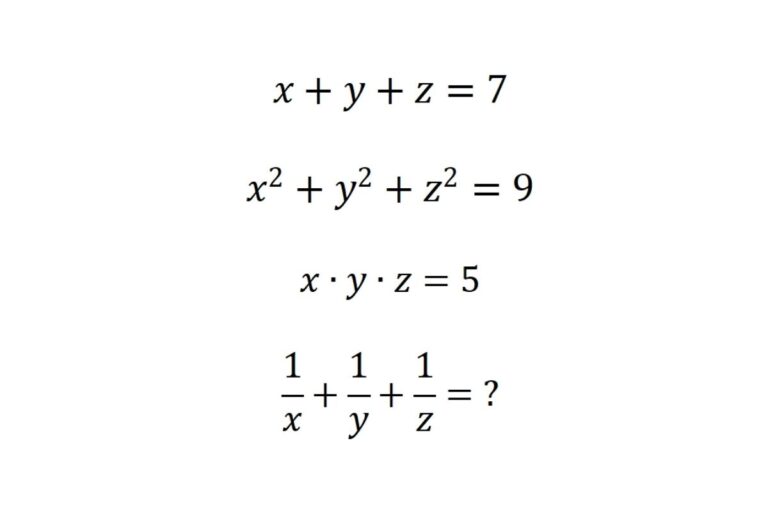 How to solve the system of equation with three variables